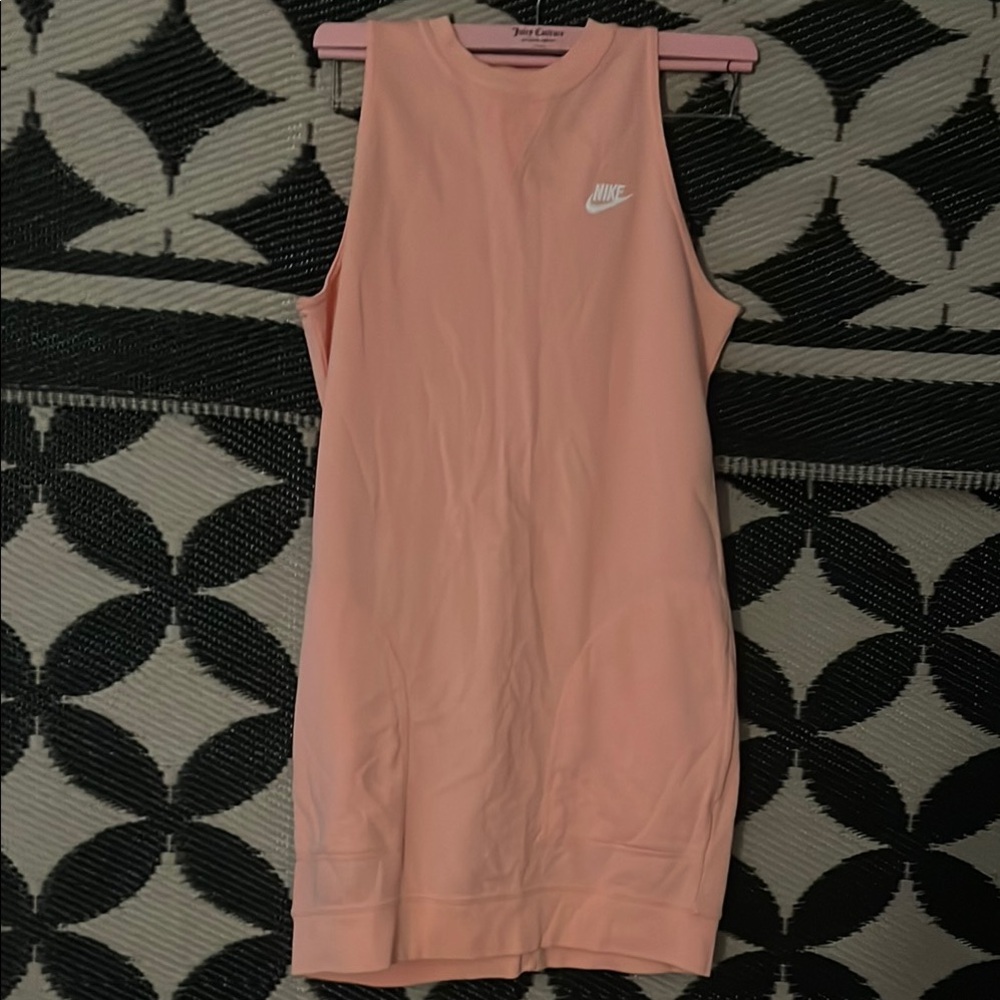 Nike Peach Sleeveless Dress